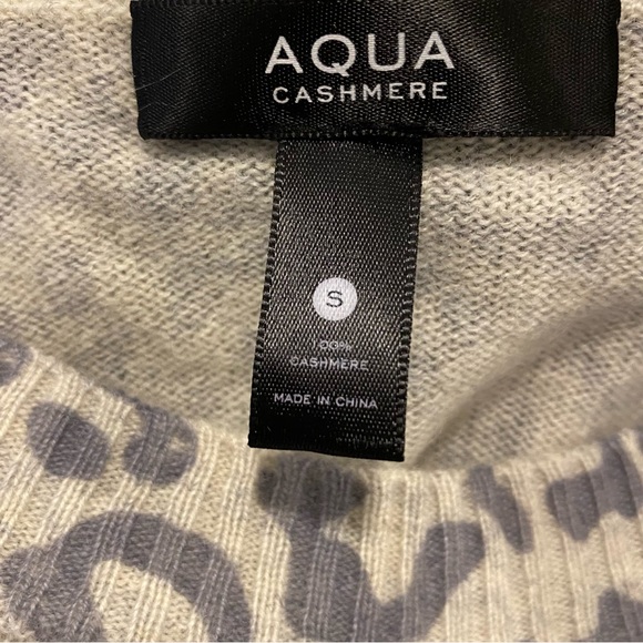 Aqua Cashmere Sweater - Picture 2 of 2